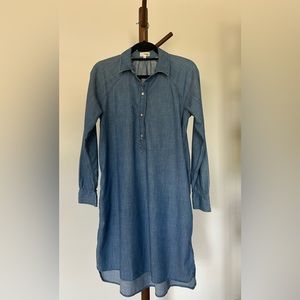 Aritzia Wilfred Free Chambray Shirt dress